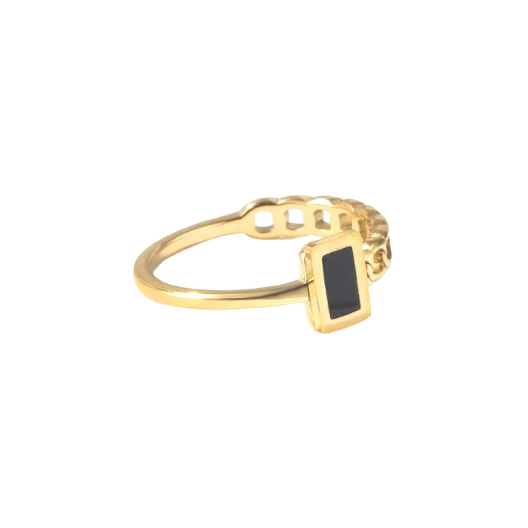 Mia Dainty Half Chain Ring