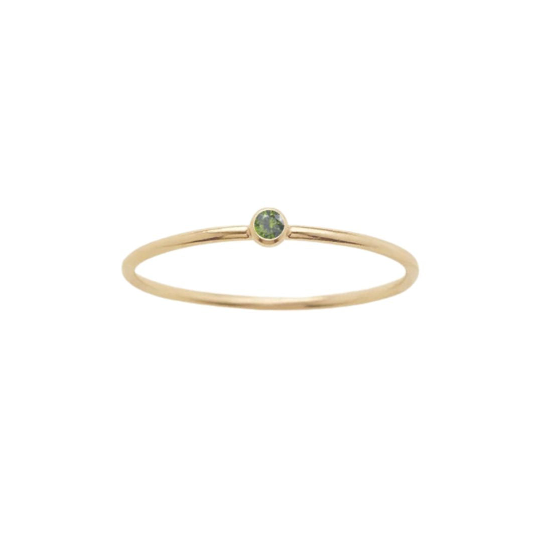 Ava Dainty Birthstone Ring